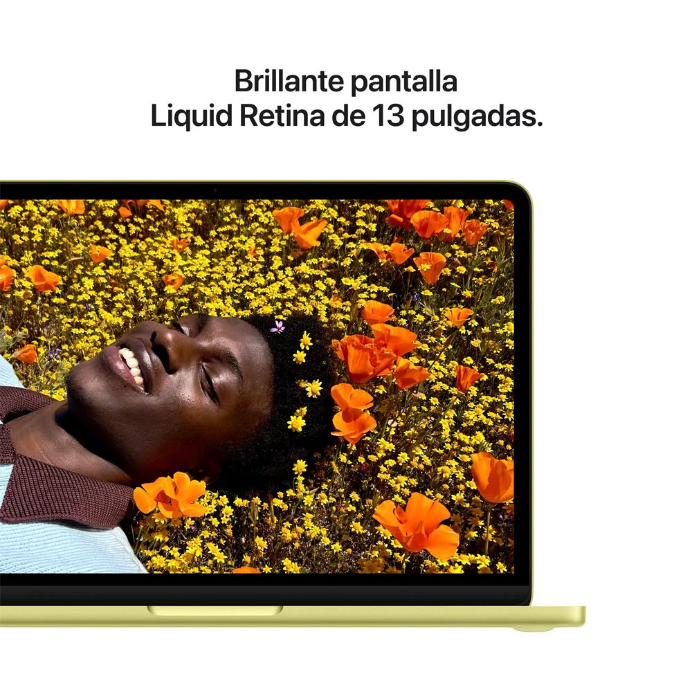 MacBook Neo de 13 pulgadas: Chip A16 Pro de Apple con CPU de 6 núcleos y GPU de 5 núcleos, Magic Keyboard, 256 GB SSD - Amarillo cítrico - Image 5