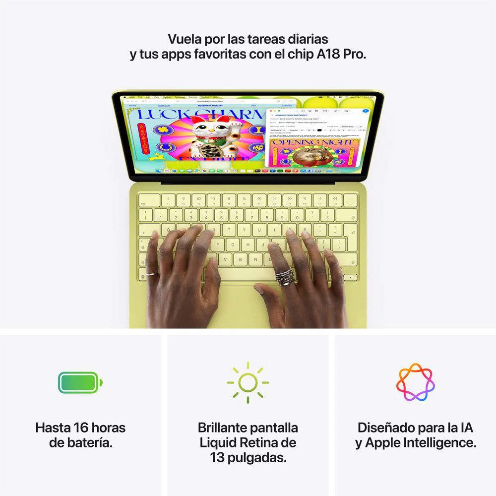 MacBook Neo de 13 pulgadas: Chip A16 Pro de Apple con CPU de 6 núcleos y GPU de 5 núcleos, Magic Keyboard, 256 GB SSD - Rosa rubor - Image 9