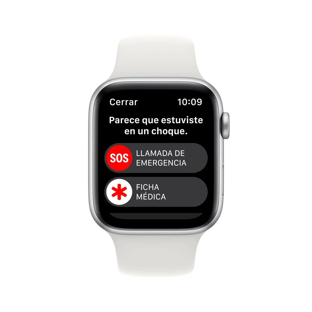 Apple Watch SE (GPS) - Caja de aluminio en plata de 44 mm - Correa deportiva blanca - Talla única - Image 6