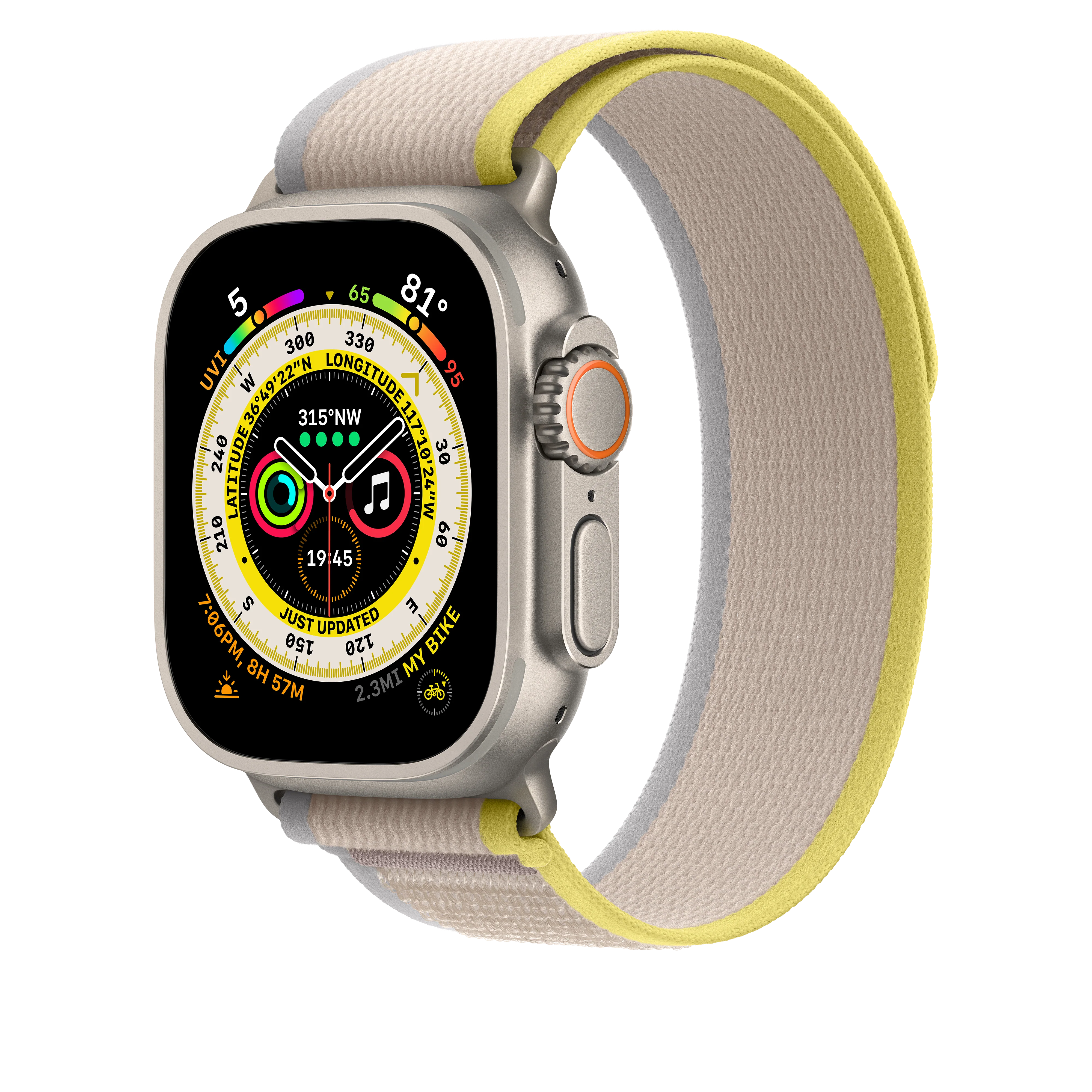 Correa Loop Trail amarilla/beis (49 mm) - Talla S/M - Image 2