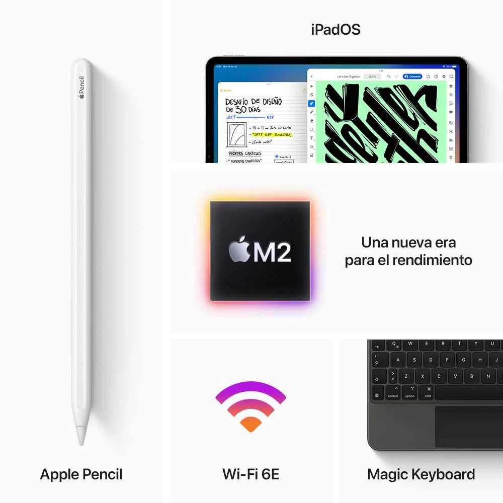 2022 iPad Pro de 12,9 pulgadas Wi-Fi 128 GB - Gris espacial (6.ª generación) - Image 7