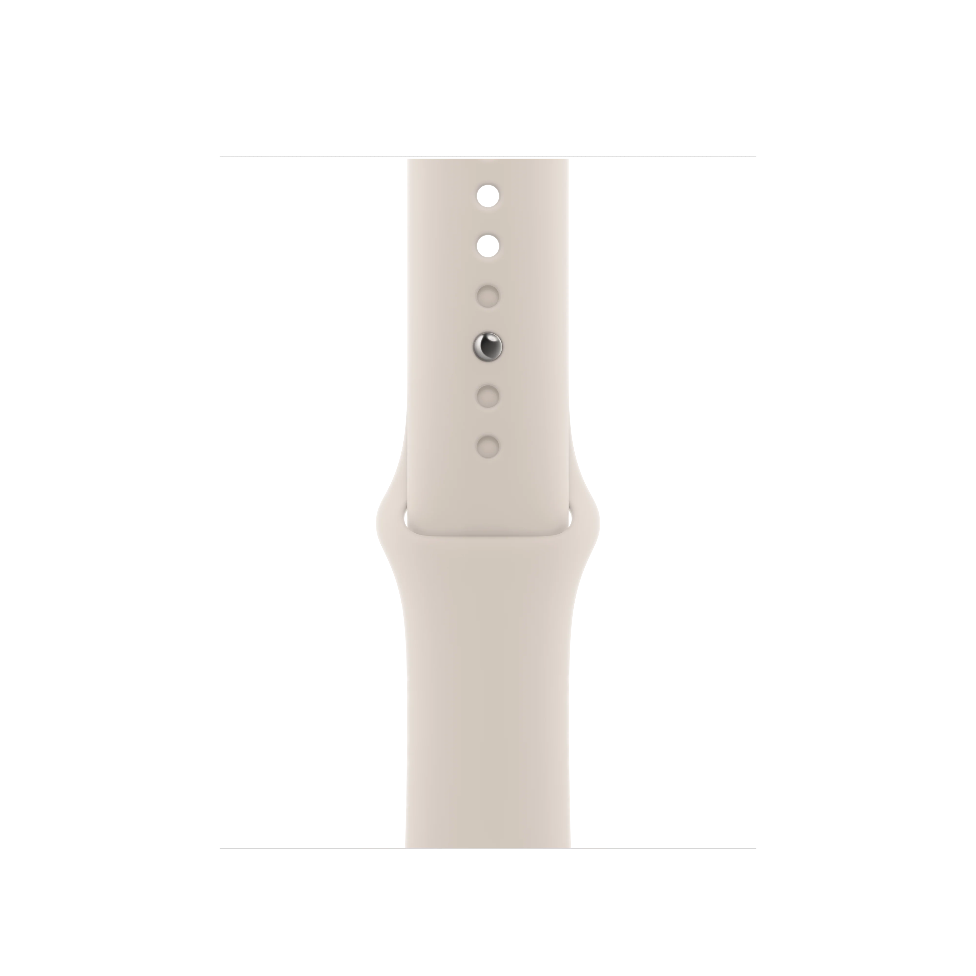 Correa deportiva blanco estelar para caja de 41 mm - S/M