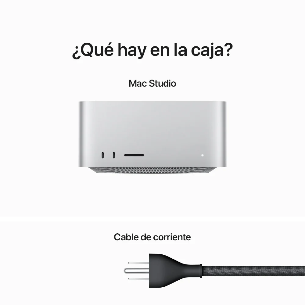 Mac Studio: Chip M2 Ultra de Apple con CPU de 24 nĂșcleos, GPU de 60 nĂșcleos y Neural Engine de 32 nĂșcleos, 1 TB SSD - Image 7