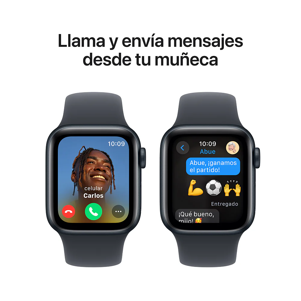 Apple Watch SE GPS • Caja de aluminio color medianoche de 40 mm • Correa deportiva color medianoche - M/L - Image 4
