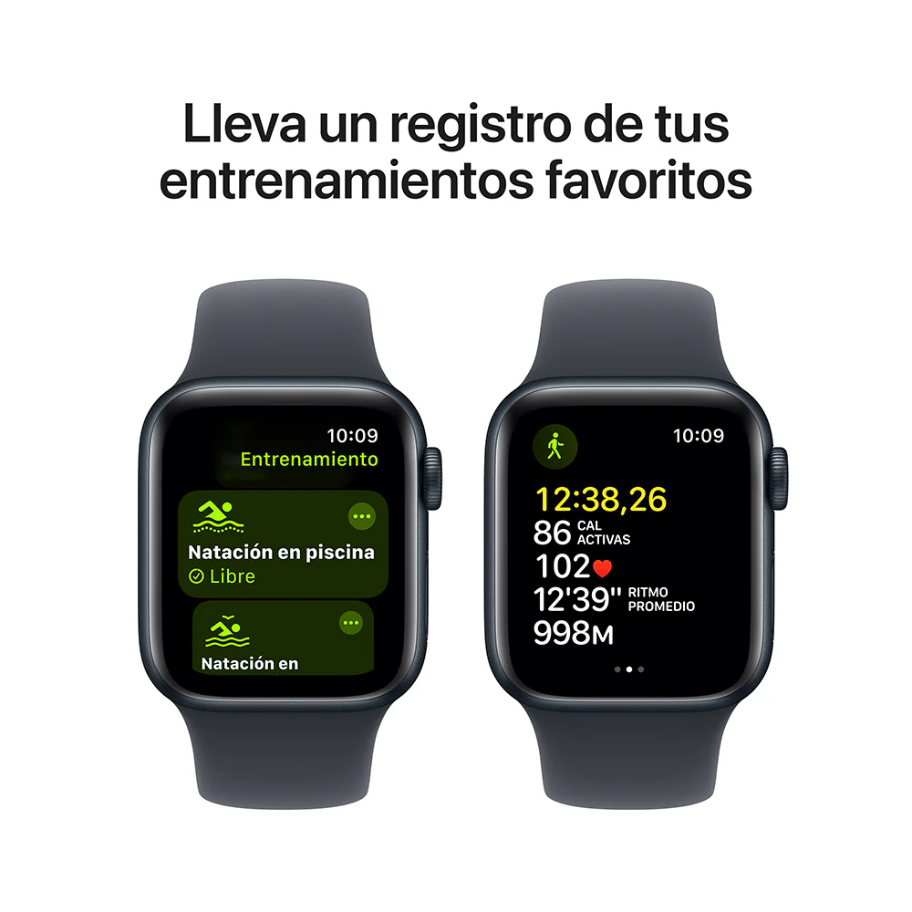 Apple Watch SE GPS • Caja de aluminio color medianoche de 40 mm • Correa deportiva color medianoche - M/L - Image 6