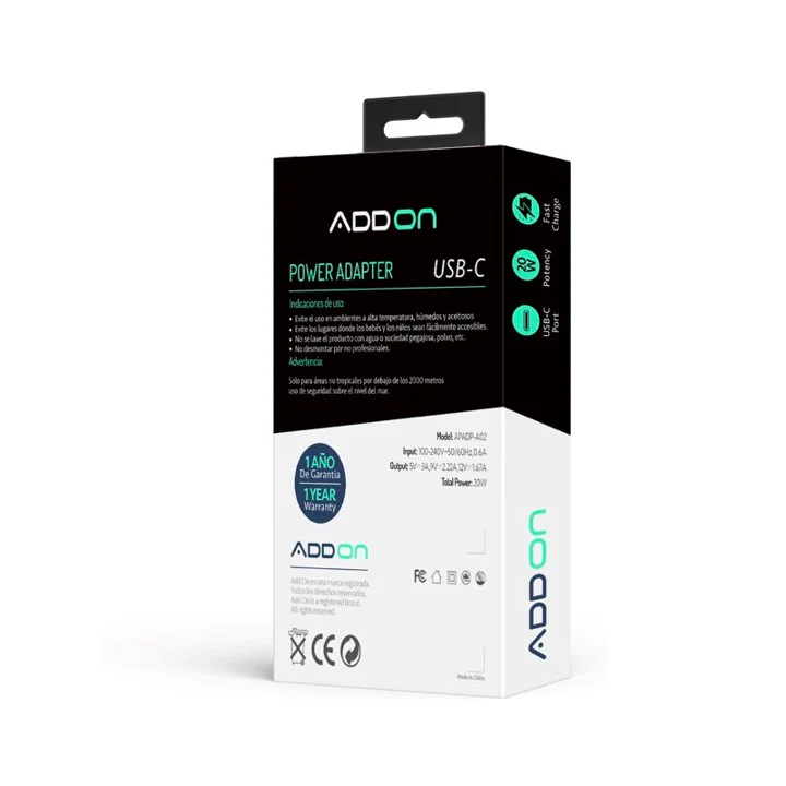 ADAPTADOR ADD ON DE PARED 20W USBC - Image 6