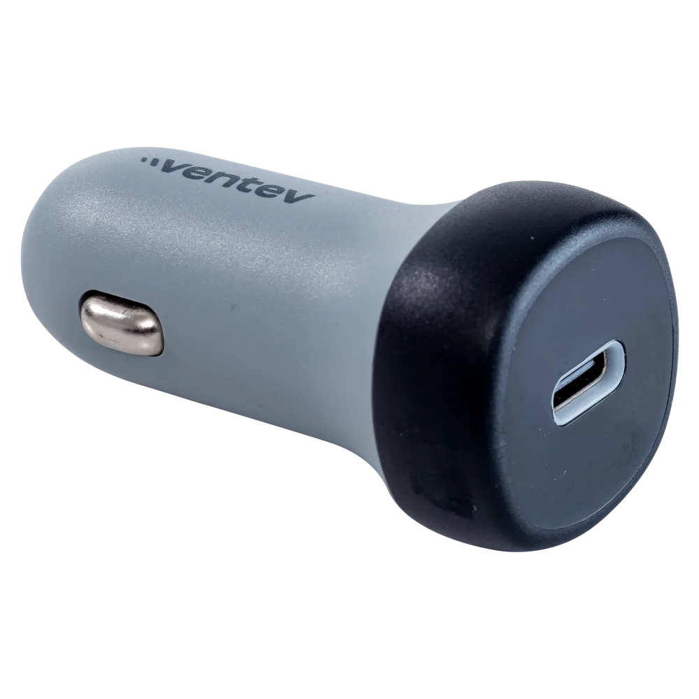 Cargador Para Carro VENTEV 30W USB-C - Gris Oscuro - Image 3