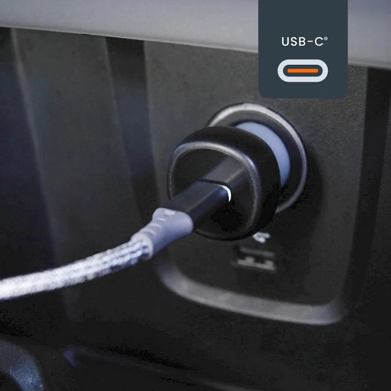 ADAPTADOR VENTEV PARA CARRO 30W USB-C GREY - Image 5
