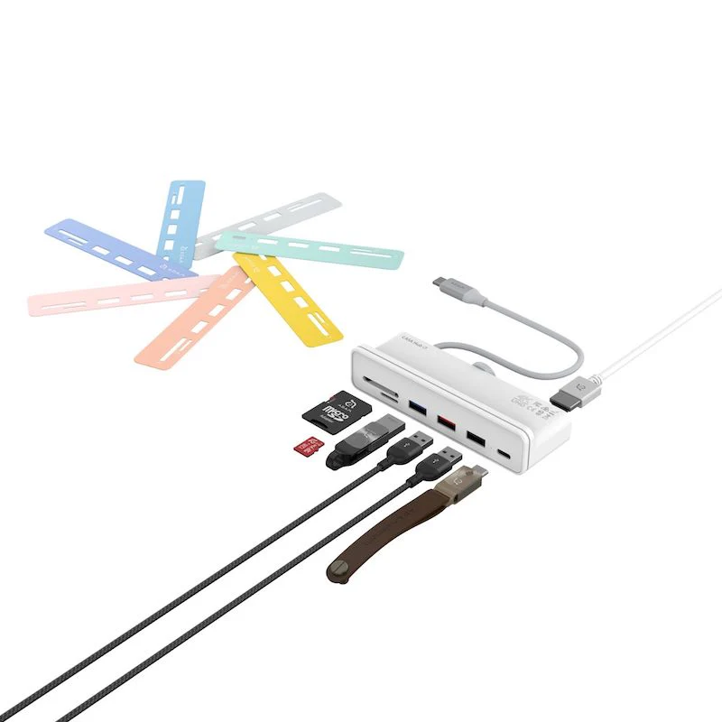 Multipuerto Adam Elements CASA i7 USB-C 7 en 1/iMac M1 - Blanco - Image 7
