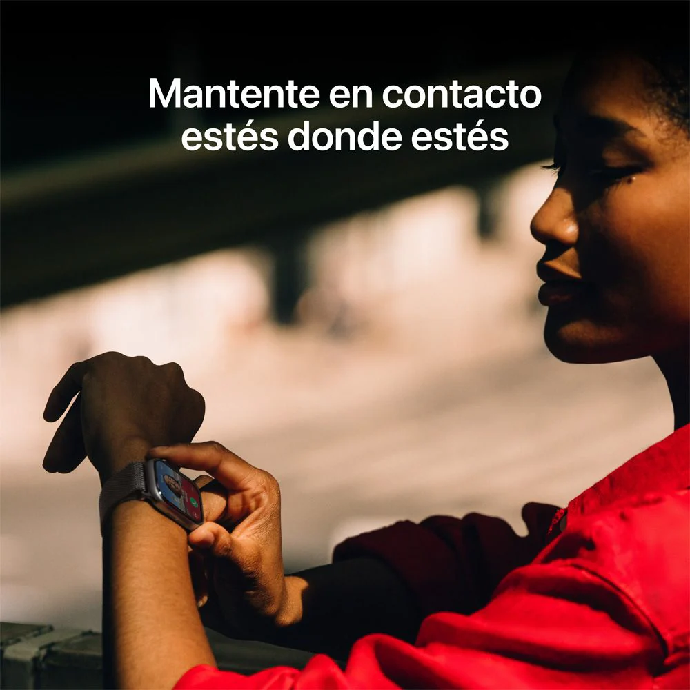 Apple Watch Series 11 GPS • Caja de aluminio negro azabache de 46 mm • Correa deportiva negra – M/L - Image 7