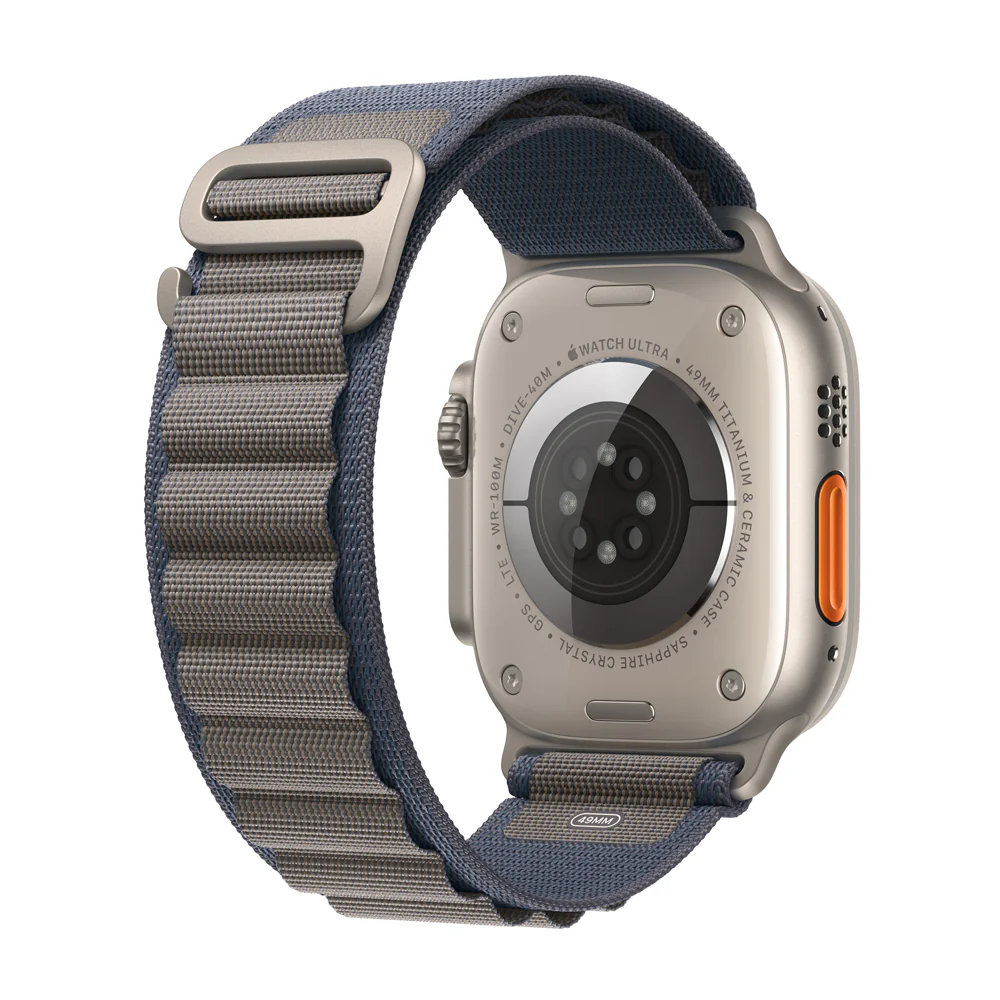 Apple Watch Ultra 2 GPS + Cellular • Caja de titanio de 49 mm • Correa Alpine azul - M - Image 3