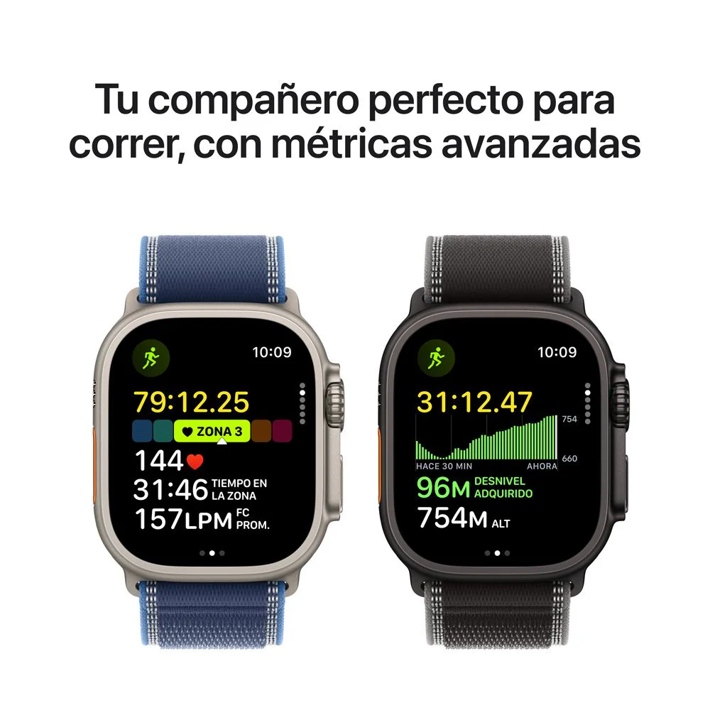 Apple Watch Ultra 3 GPS + Cellular • Caja de titanio negro de 49 mm • Correa Ocean negra - Image 5
