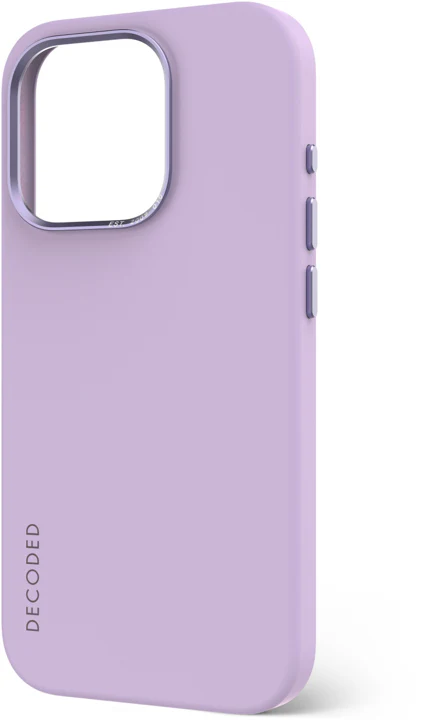 Case de silicona antimicrobiana DECODED para iPhone 15 Pro Max - Lavanda - Image 2
