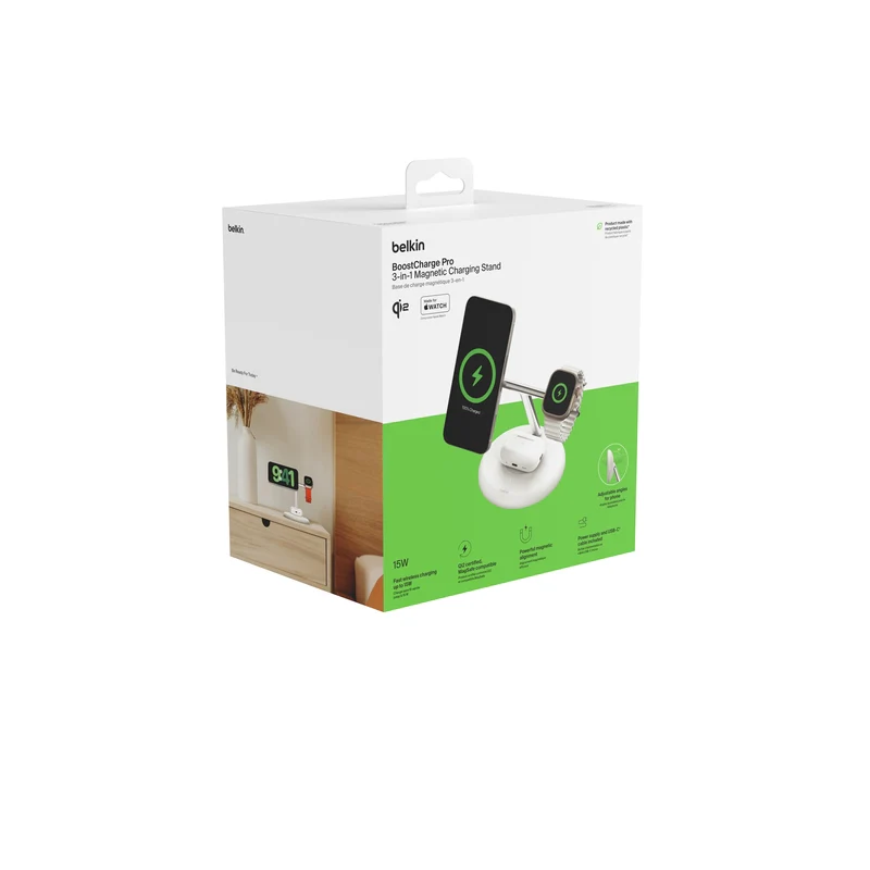 BASE DE CARGA BELKIN 3 EN 1 QI2 MAGSAFE - Image 7