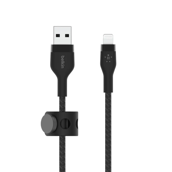 Cable Belkin USB-A a Lightning - 1M - Pro Flex - Negro - Image 5