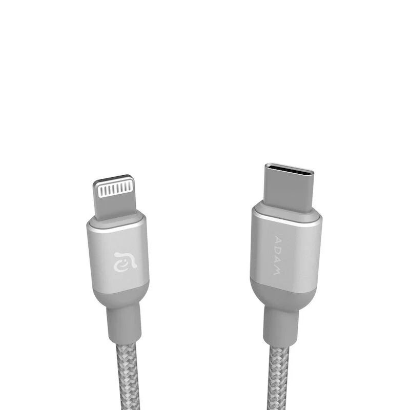 Cable Adam Elements PeAk II C120B USB-C a Lightning de 120cm - Plata - Image 2