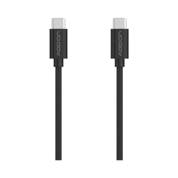 CABLE DE CARGA ADD ON USBA/USBC 2M - BLACK