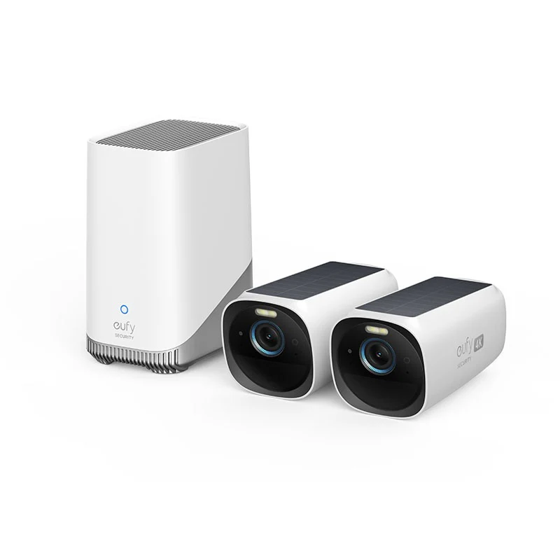 CAMARA INTELIGENTE EUFY DE SEGURIDAD S330 SOLAR 2 CAM + HOMEBASE - Image 6