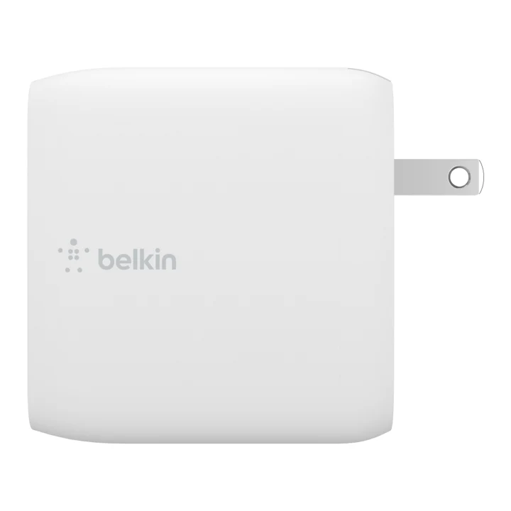 Cargador Belkin 68w - USB-C GAN PD 50w / USB-C GAN PD 18w - Blanco
