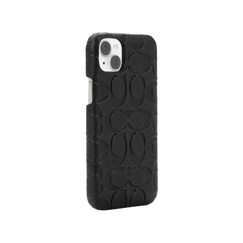 CASE COACH LEATHER SLIM WRAP PARA IPHONE 14 PLUS - BLACK - Image 4