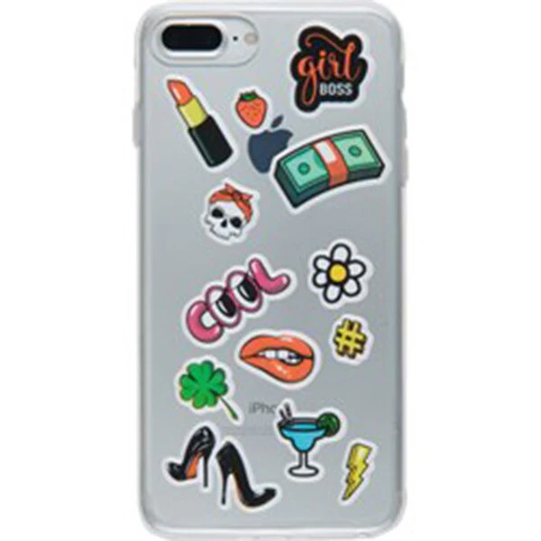 Case Puffy Stickers iPhone 6, 6s, 7 y 8 Plus Cool