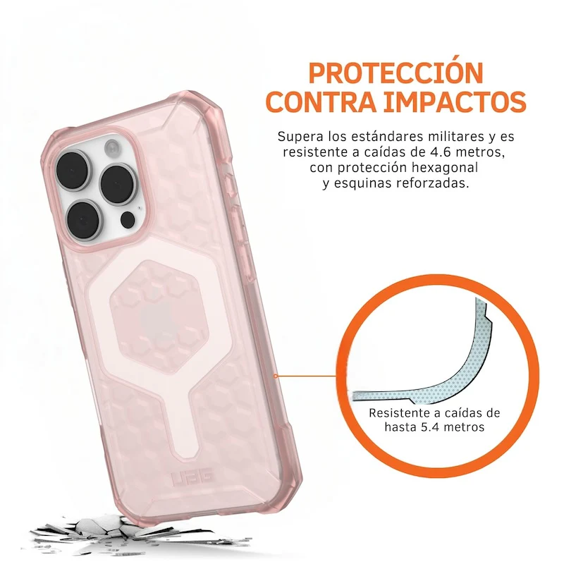 CASE UAG ESSENTIAL ARMOR IPH 16 PR PNK - Image 3
