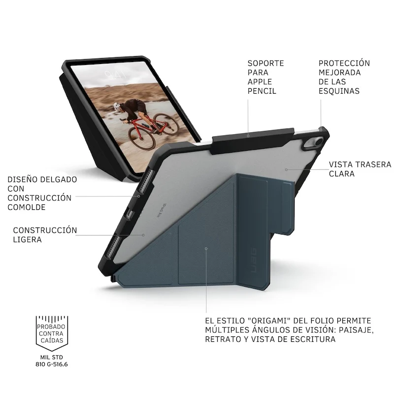 CASE UAG ESSENTIAL IPAD AIR 11 M2 BLUE - Image 14