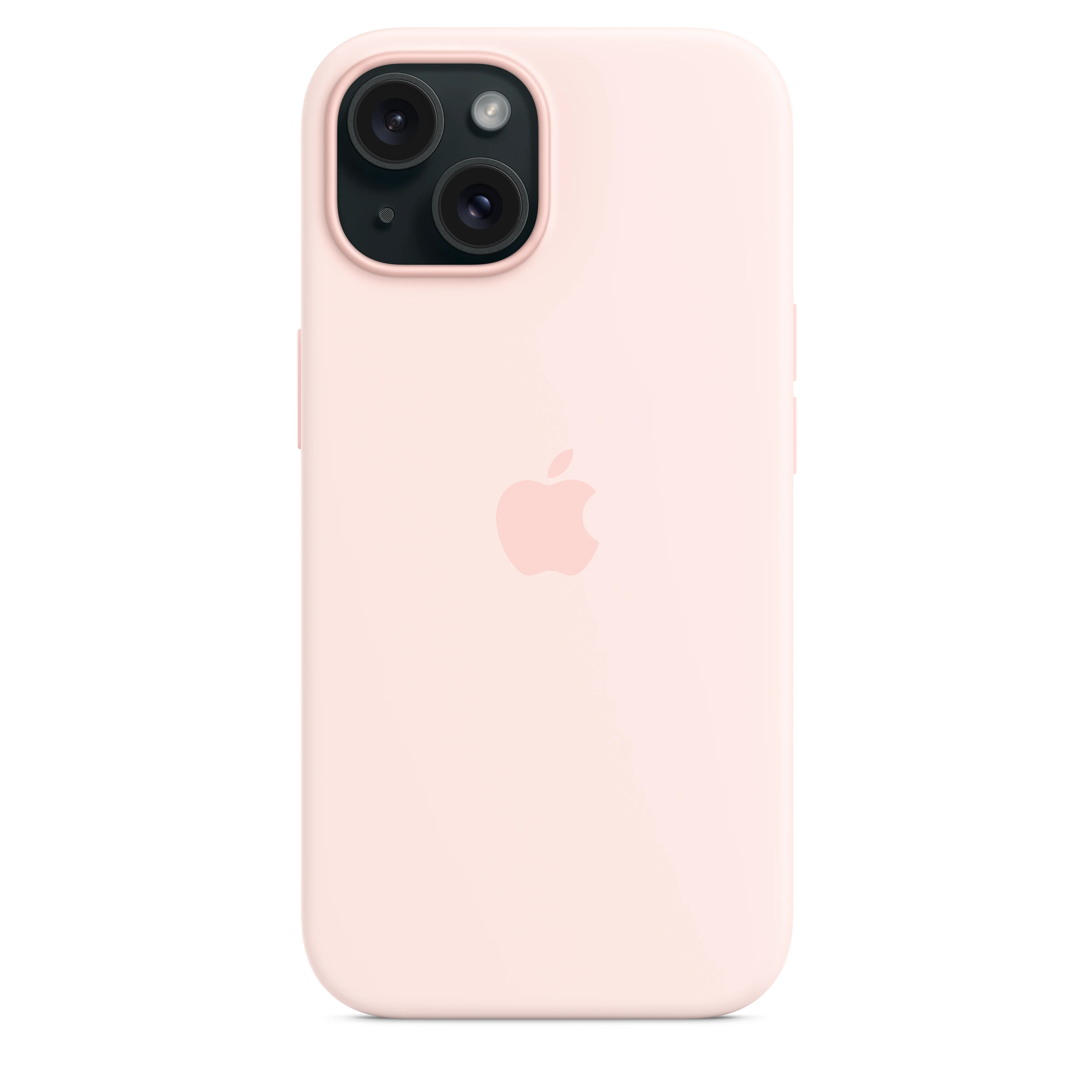 Funda de silicón con MagSafe para el iPhone 15 - Rosa claro - Image 5