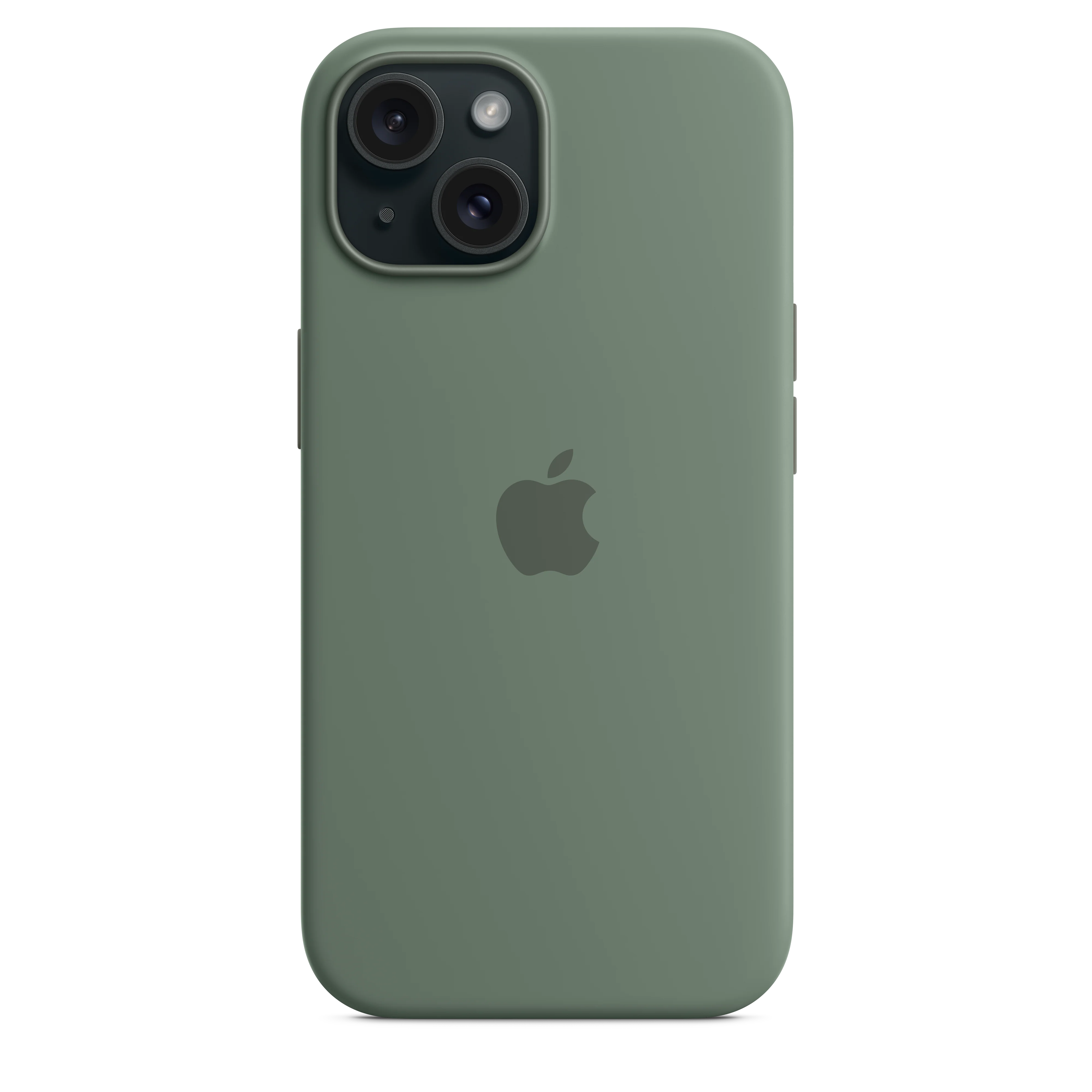 Funda de silicón con MagSafe para el iPhone 15 - Color ciprés - Image 5