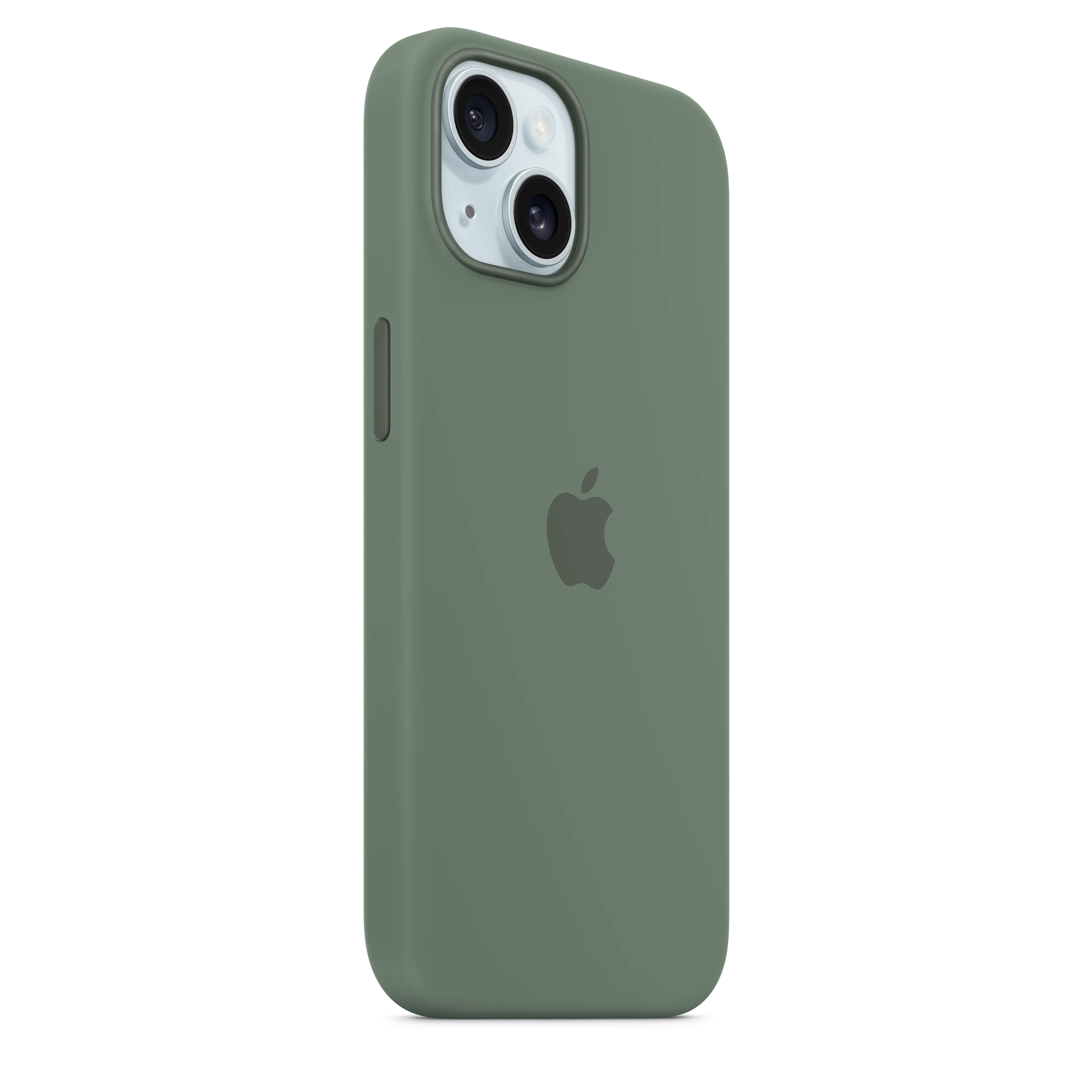 Funda de silicón con MagSafe para el iPhone 15 - Color ciprés - Image 6