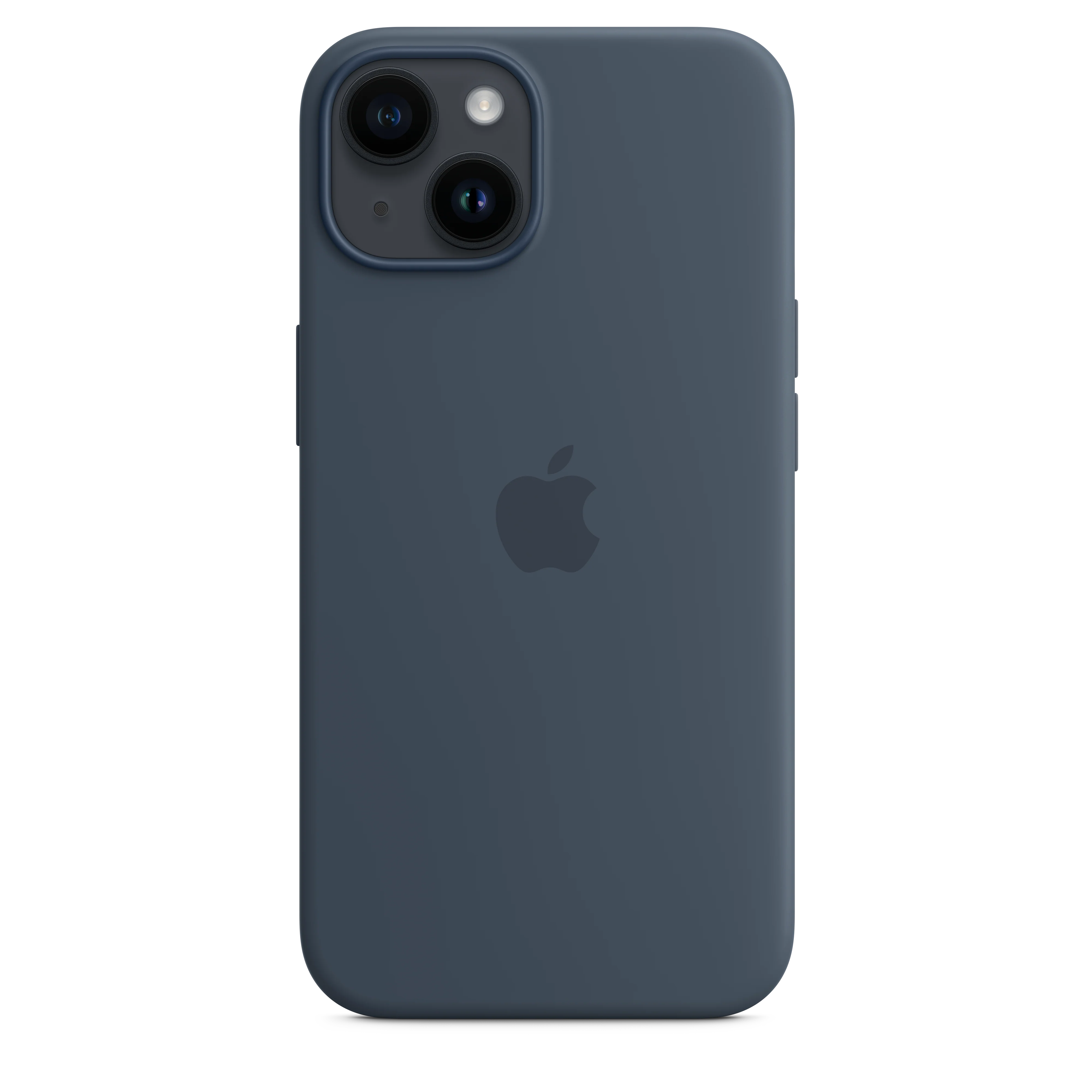 Funda de silicona con MagSafe para el iPhone 14 - Azul tempestad - Image 3