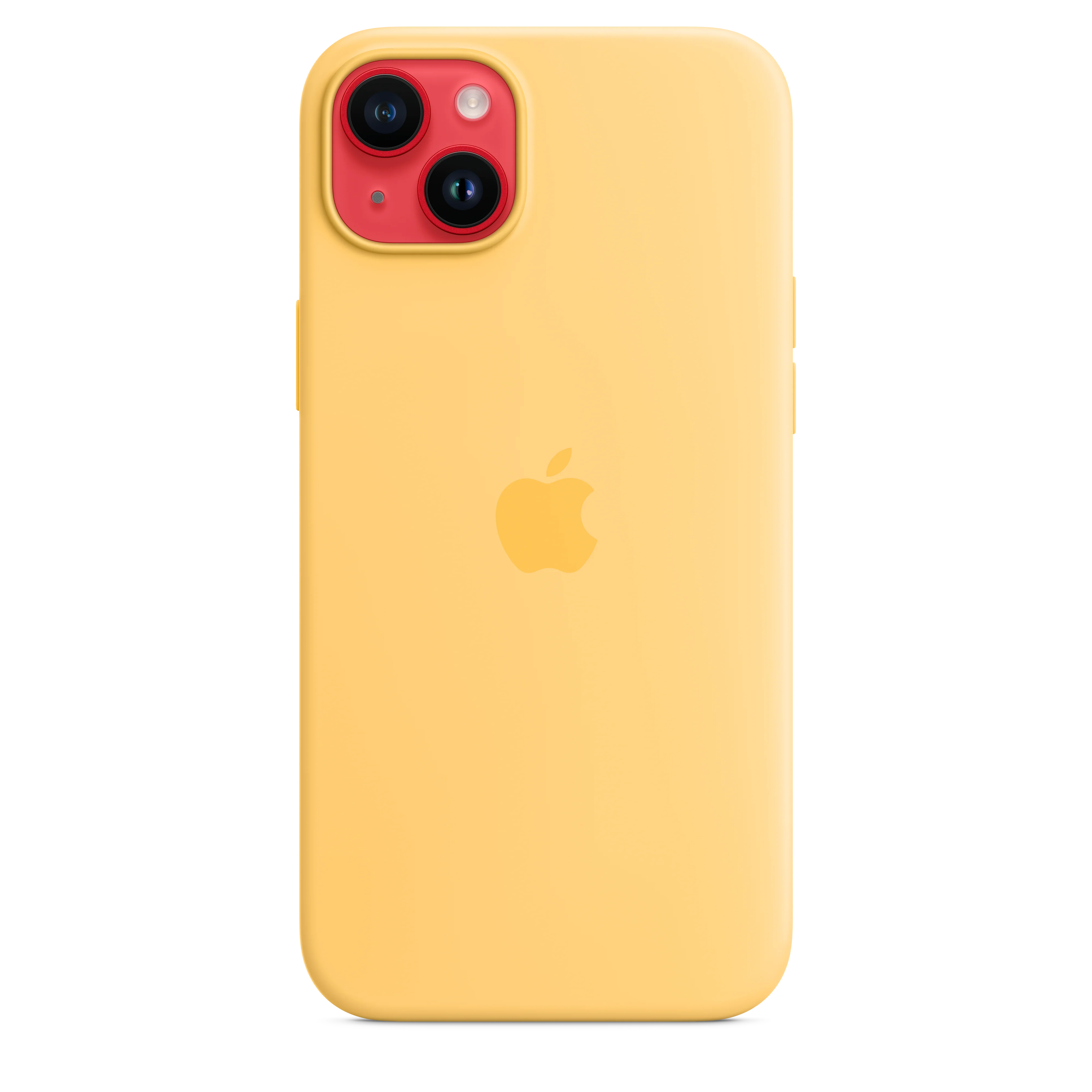 Funda de silicona con MagSafe para el iPhone 14 Plus - Resplandor solar - Image 5