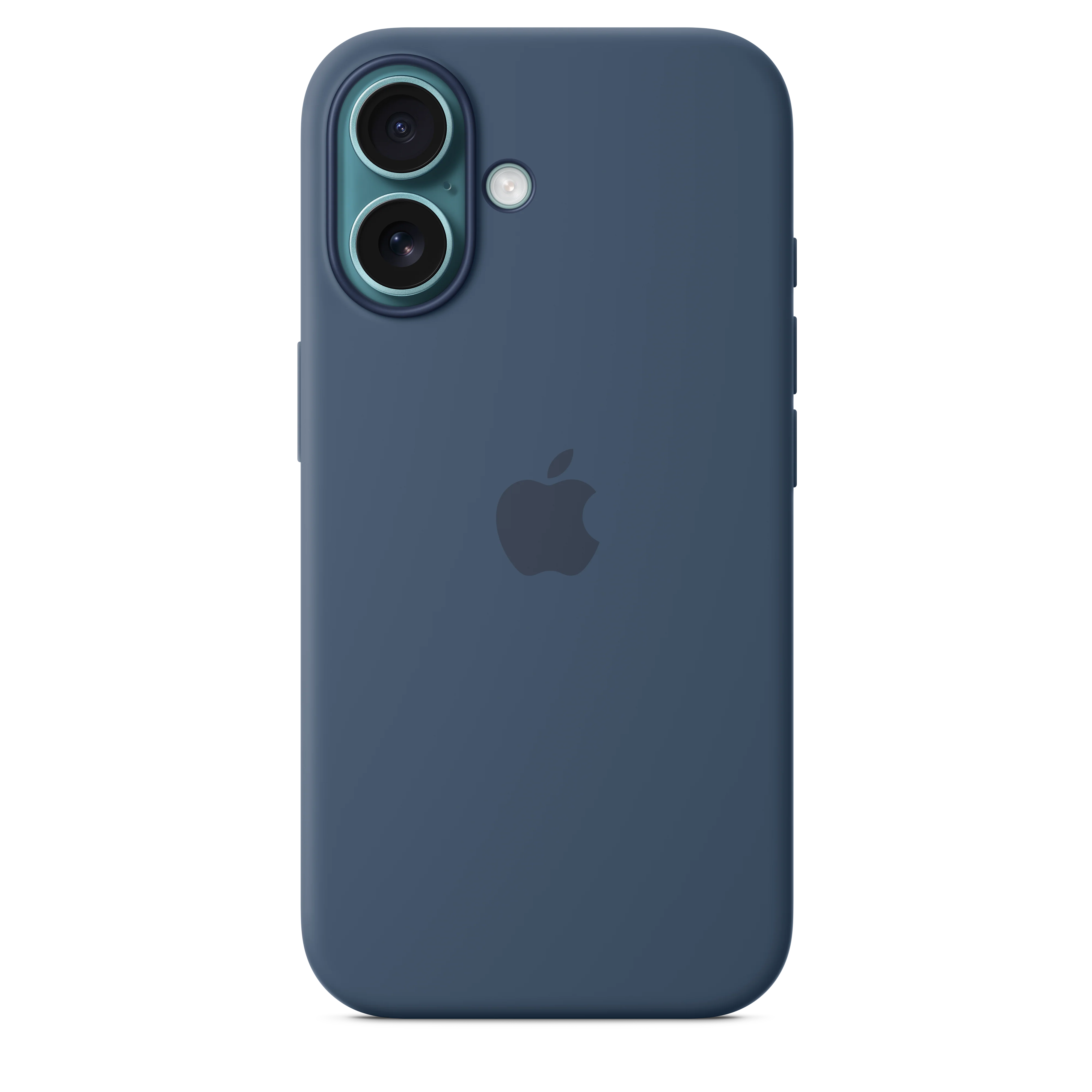 Funda de silicón con MagSafe para el iPhone 16 - Azul denim - Image 2