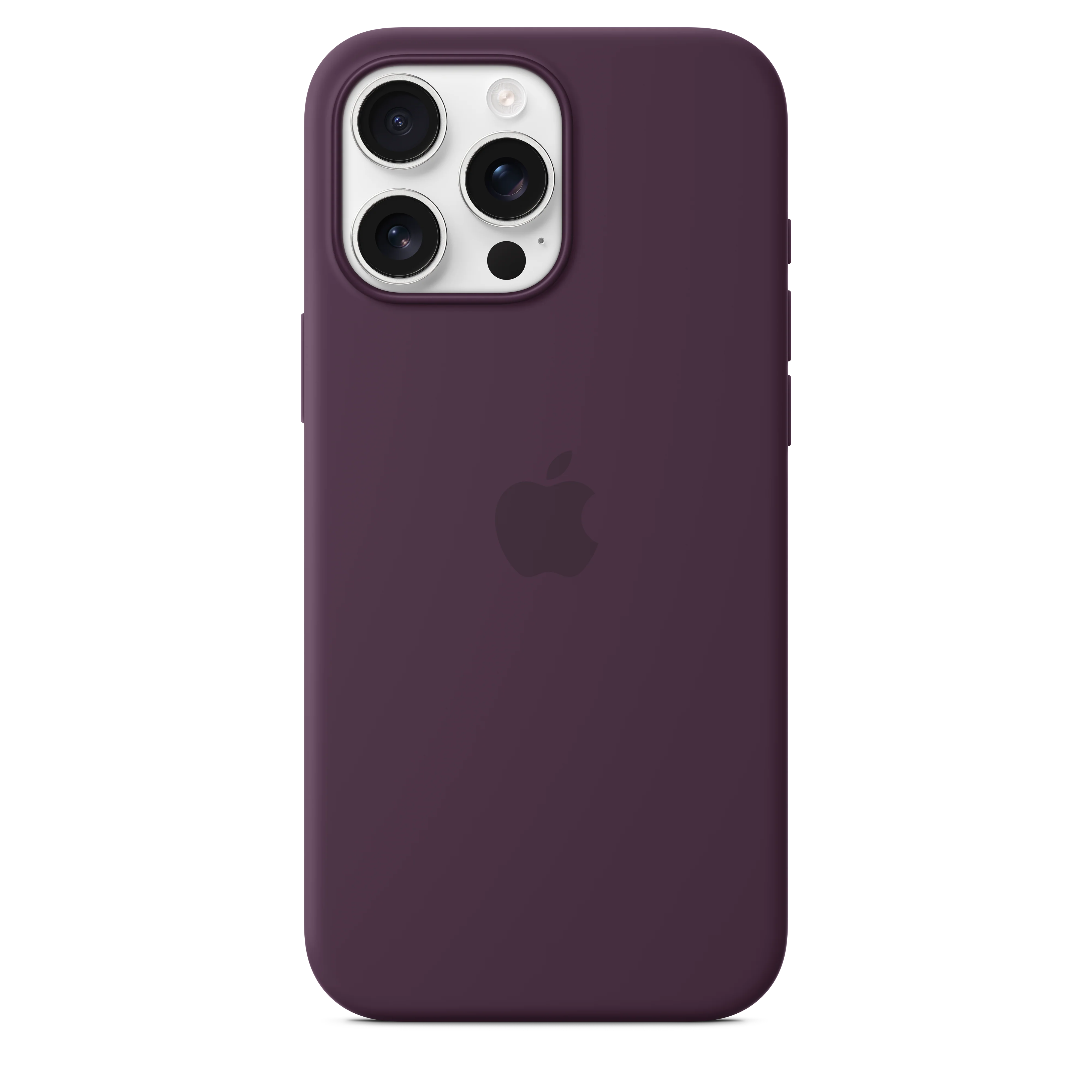 Funda de silicón con MagSafe para el iPhone 16 Pro Max - Color ciruela - Image 3