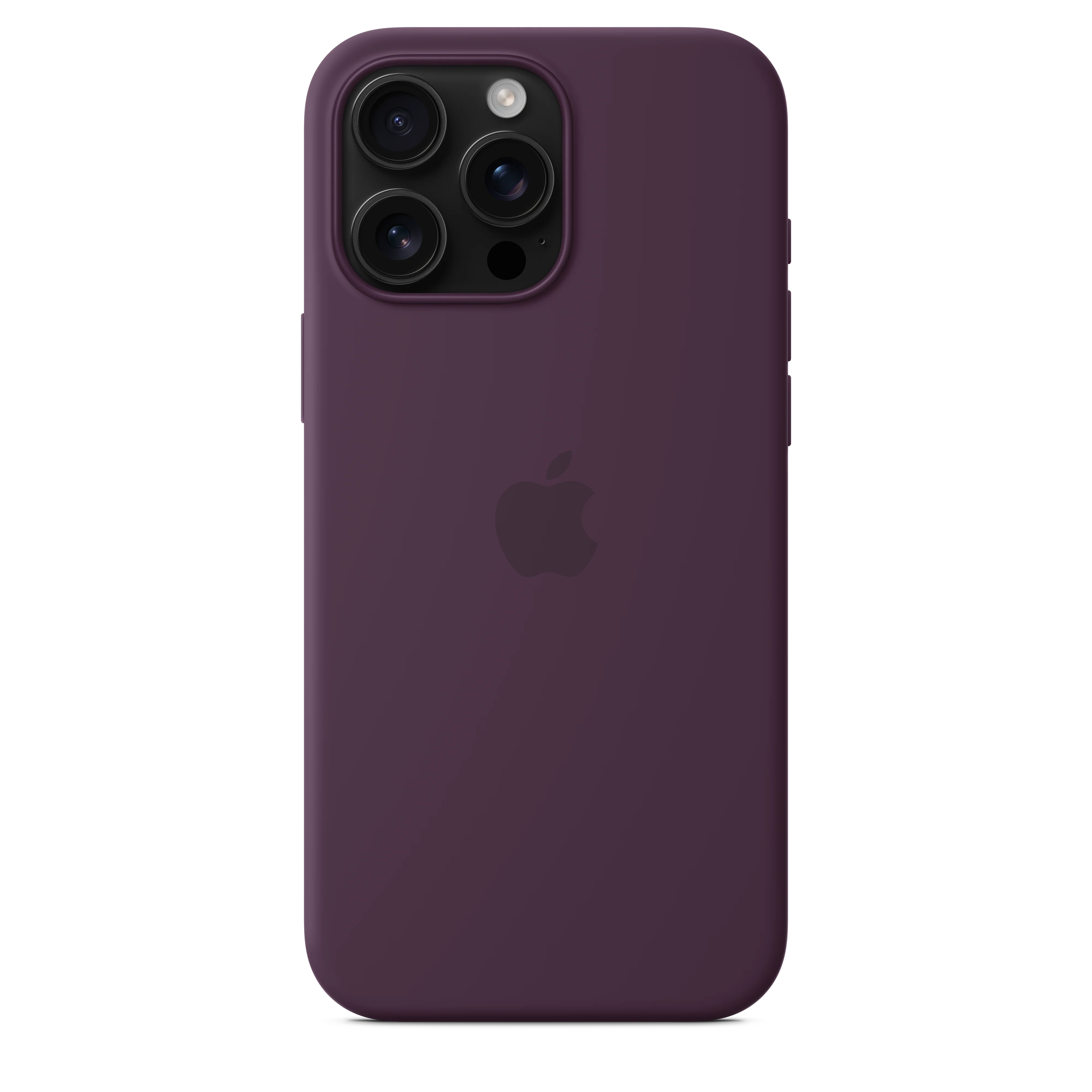 Funda de silicón con MagSafe para el iPhone 16 Pro Max - Color ciruela - Image 4