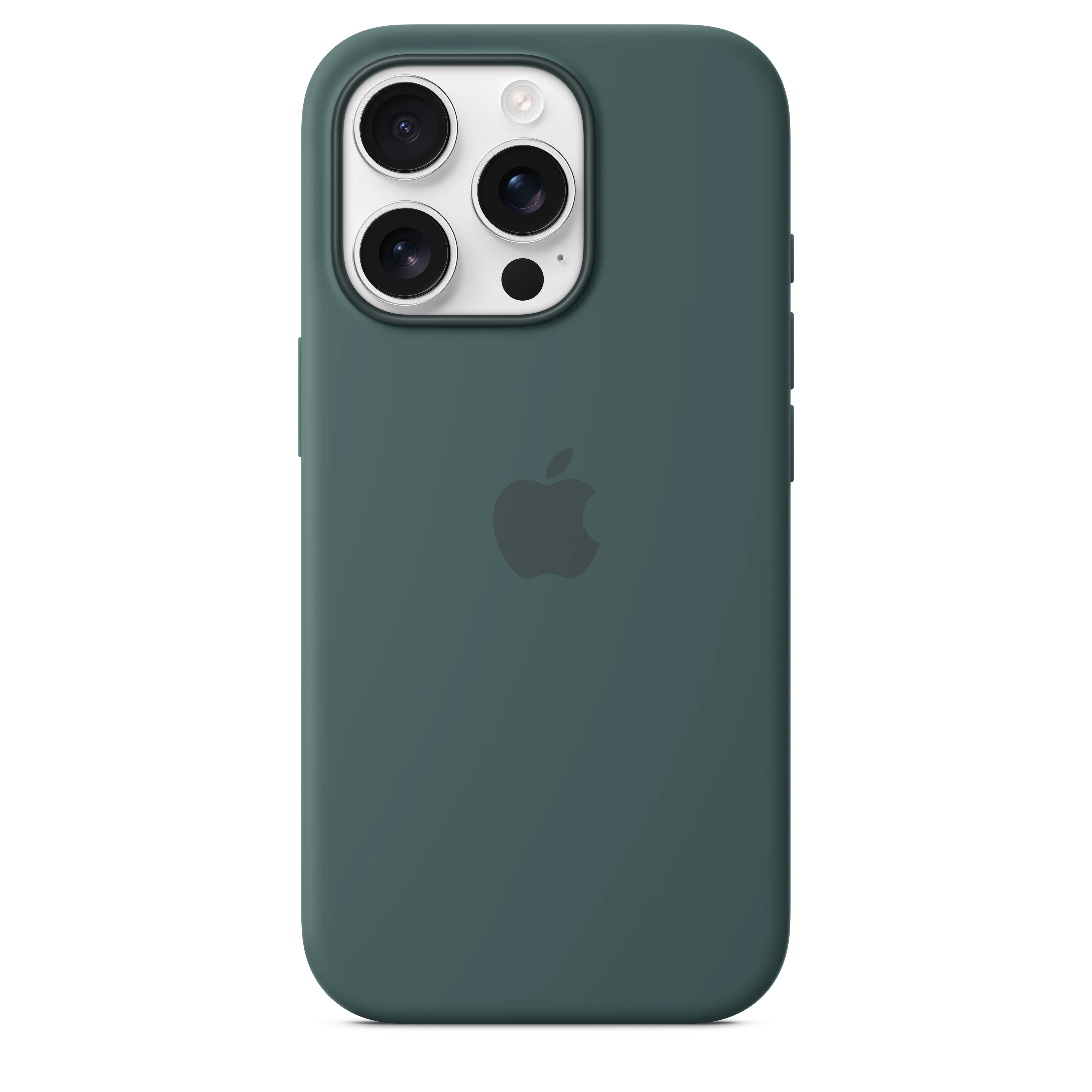 Funda de silicón con MagSafe para el iPhone 16 Pro - Verde lago - Image 3
