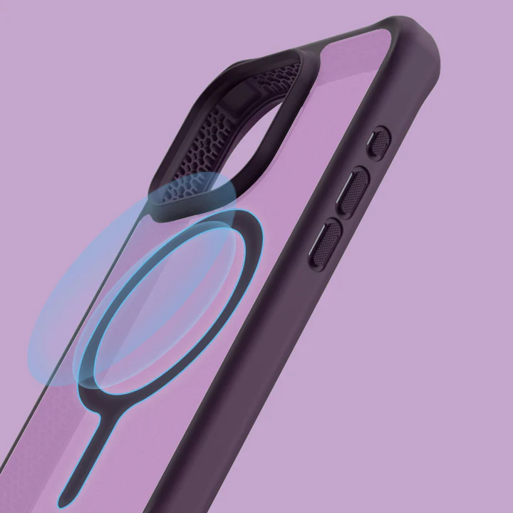 ITSKINS FUNDA HYBRID R FROST MAGSAFE IPHONE 15 PRO MORADO - Image 5
