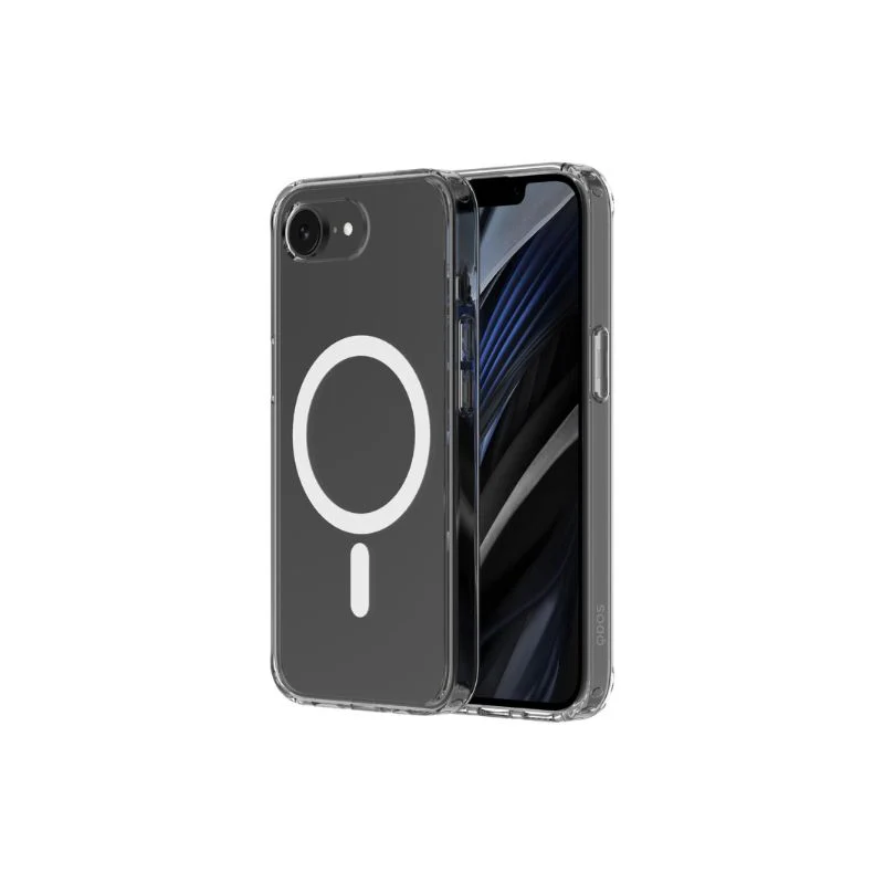 Funda transparente con MagSafe para el iPhone 16e QDOS Hybrid Clear Case - Image 3