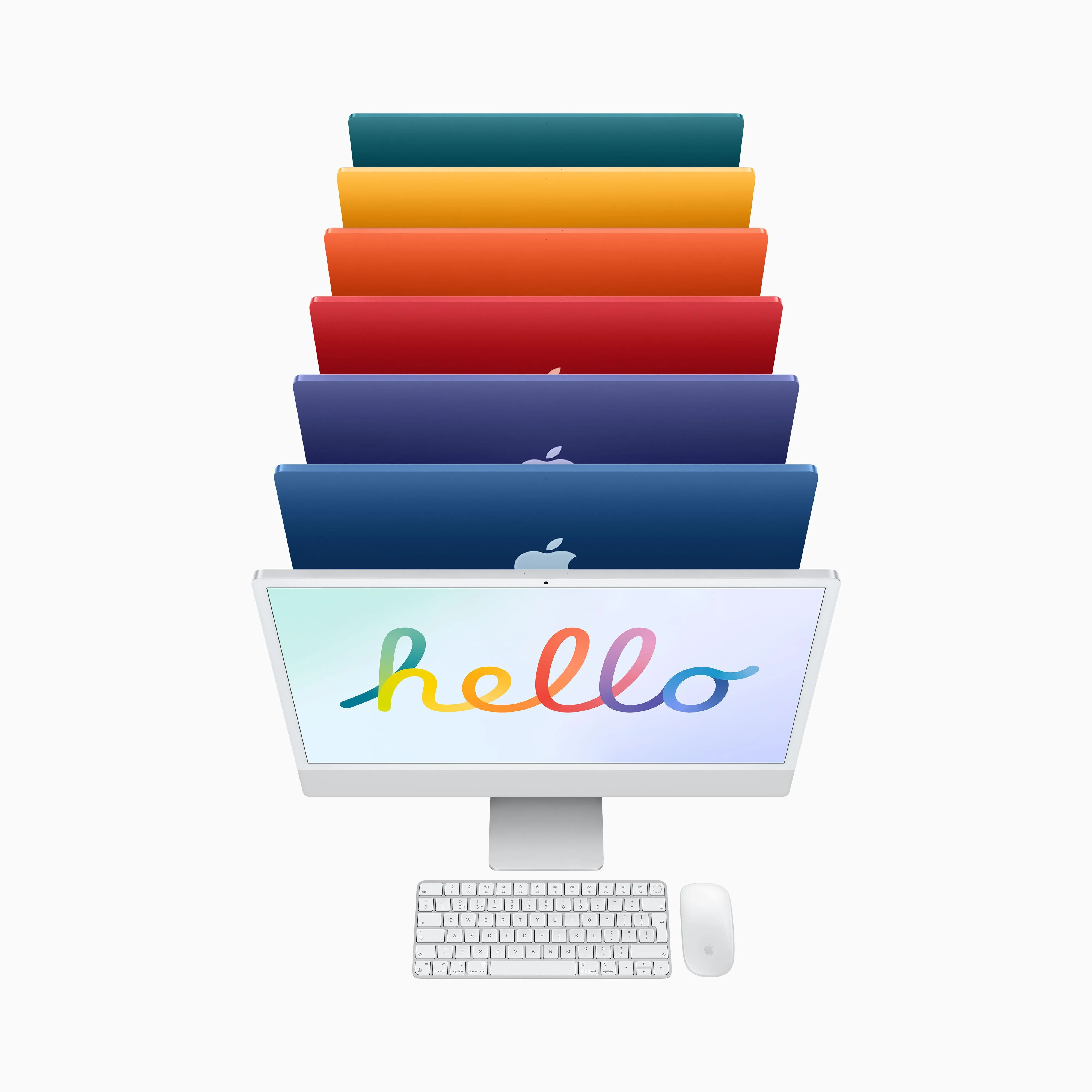 iMac con pantalla Retina 4,5K de 24 pulgadas: Chip M1 de Apple con CPU de ocho núcleos y GPU de ocho núcleos, 256 GB SSD - Azul - Image 8