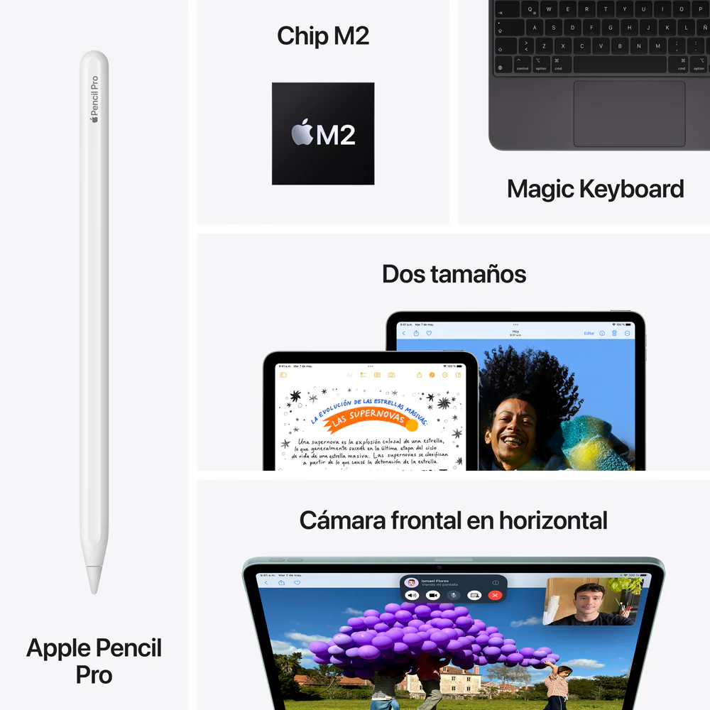 iPad Air de 11 pulgadas Wi-Fi 128 GB - Gris espacial (M2) - Image 9