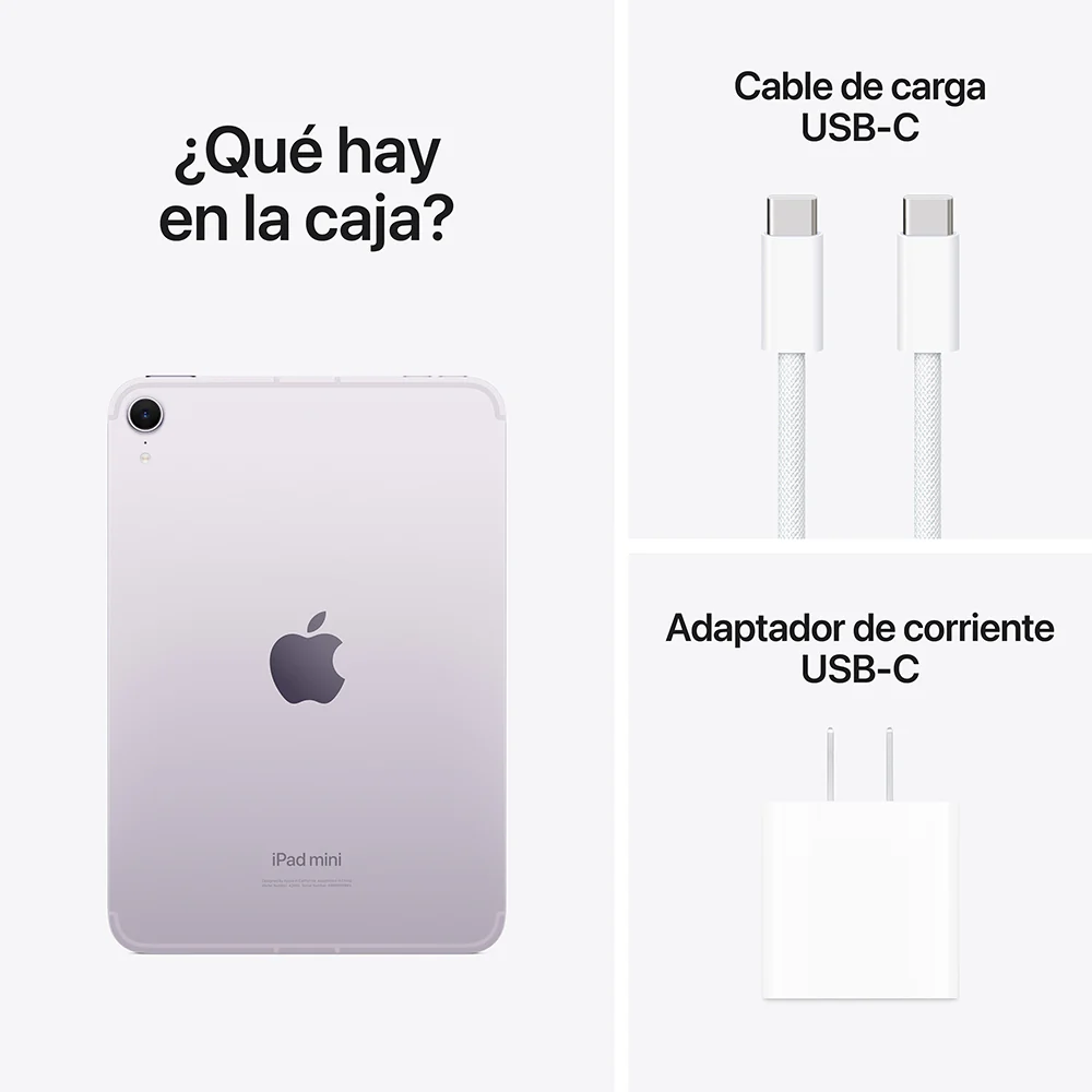 iPad mini Wi-Fi + Cellular 256 GB - Morado (A17 Pro) - Image 10