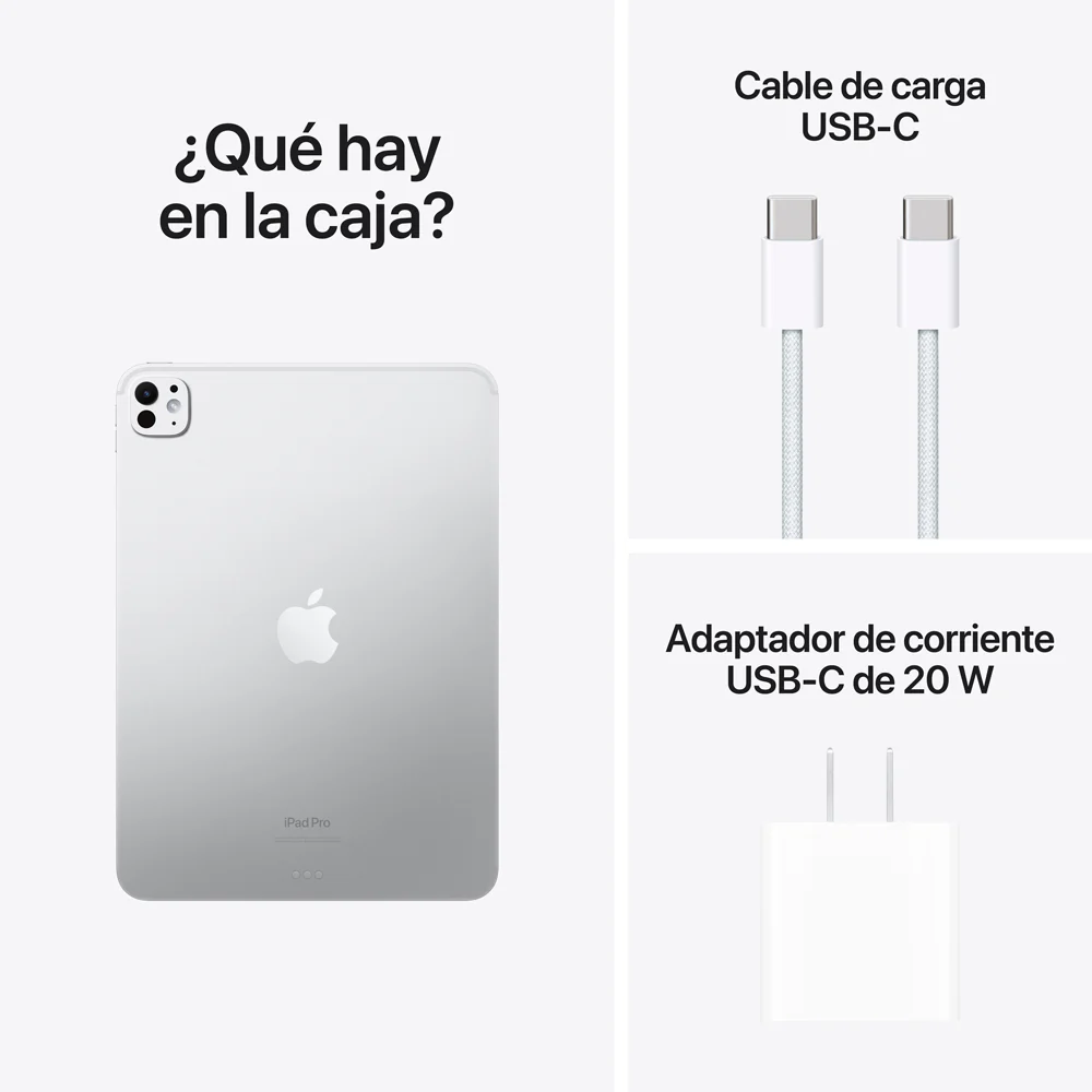 iPad Pro de 11 pulgadas Wi-Fi 256 GB Vidrio estándar - Plata (M4) - Image 10