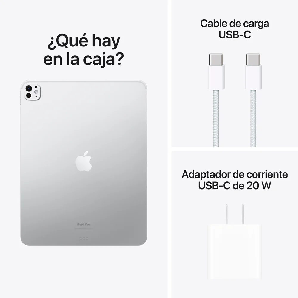iPad Pro de 13 pulgadas Wi-Fi 1 TB Vidrio estándar - Plata (M4) - Image 10