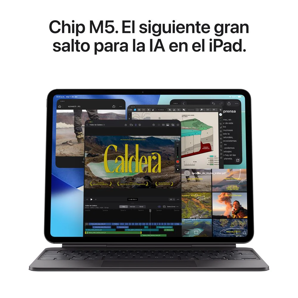 iPad Pro de 13 pulgadas Wi-Fi 1 TB Vidrio estándar - Plata (M5) - Image 4
