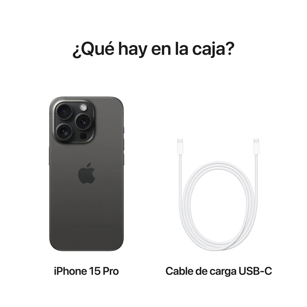 iPhone 15 Pro 128 GB Titanio negro - Image 9