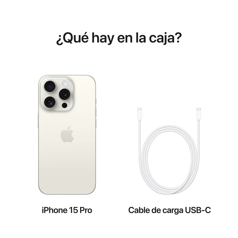 iPhone 15 Pro 256 GB Titanio blanco - Image 8