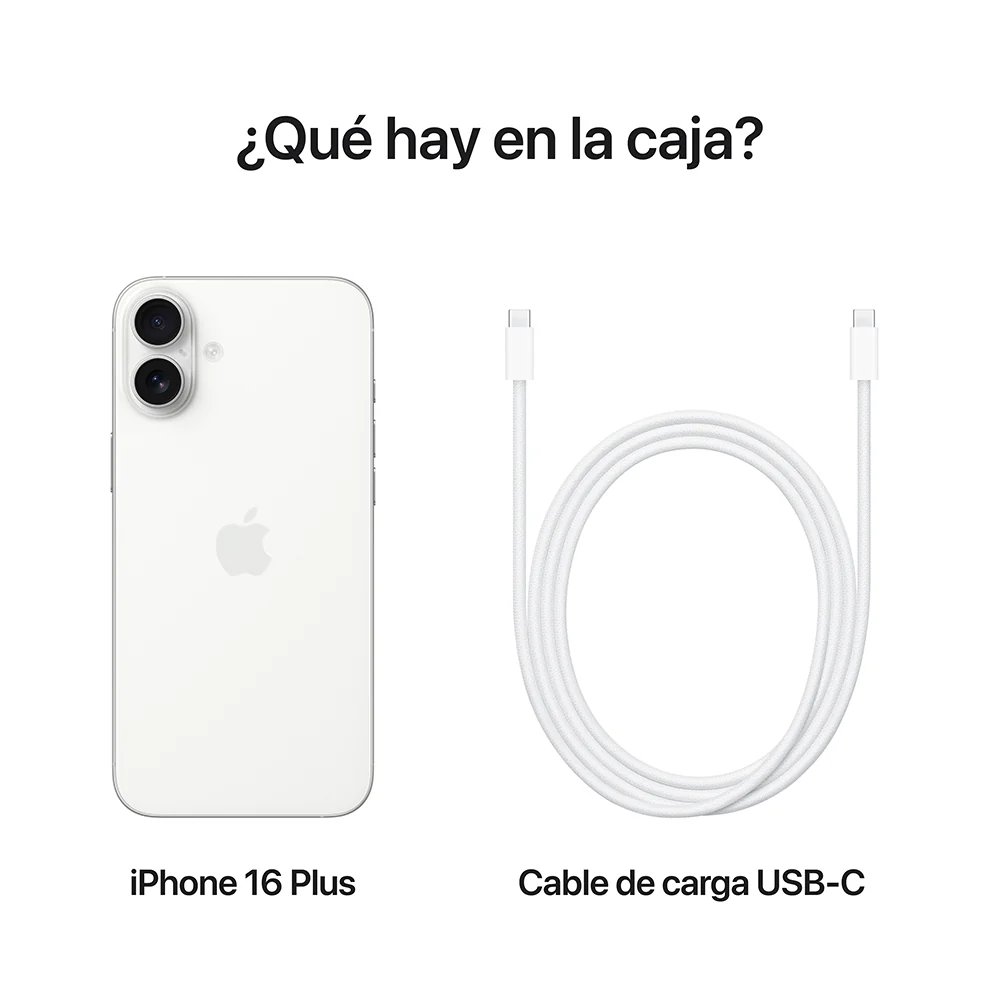 iPhone 16 Plus 128 GB Blanco - Image 9