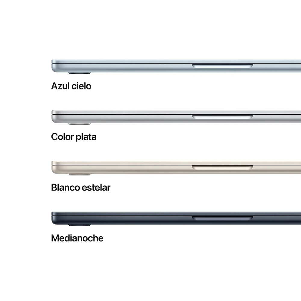 MacBook Air de 13 pulgadas: Chip M4 de Apple con CPU de 10 núcleos y GPU de 10 núcleos, 512 GB SSD - Azul cielo - Image 3