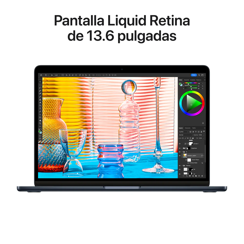 MacBook Air de 13 pulgadas: Chip M2 de Apple con CPU de ocho núcleos y GPU de diez núcleos, 512 GB SSD - Azul medianoche - Image 5