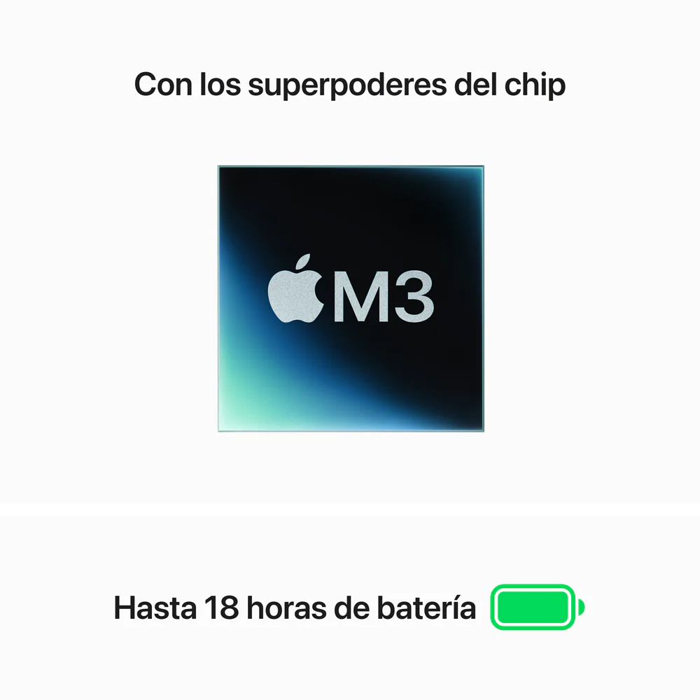 MacBook Air de 15 pulgadas: Chip M3 de Apple con CPU de 8 núcleos y GPU de 10 núcleos, 512 GB SSD - Azul medianoche - Image 4